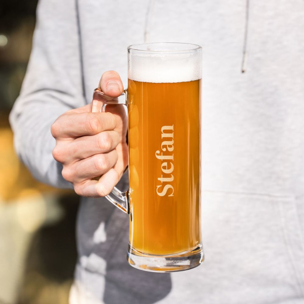 Personalisierbares Bierglas mit Name