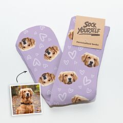 Personalisierbare Socken mit deinem Haustier - Design - 2 Haustiere
