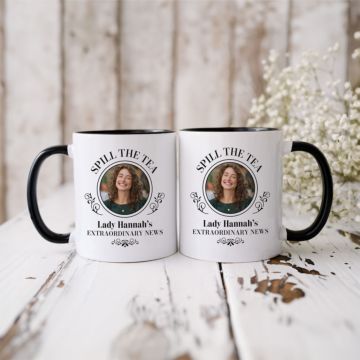 Personalisierbare Tasse Spill the Tea