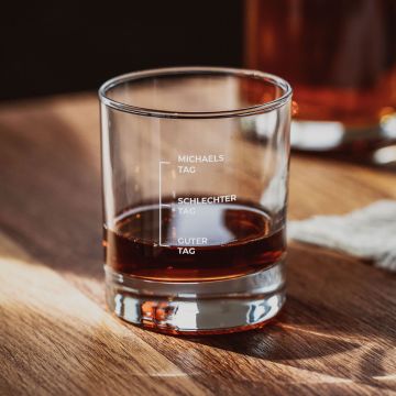Whisky Glas mit Gravur und Namen