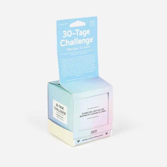 30 Tage Challenge Weniger Ist Mehr 30 Tage Challenge Weniger Ist Mehr