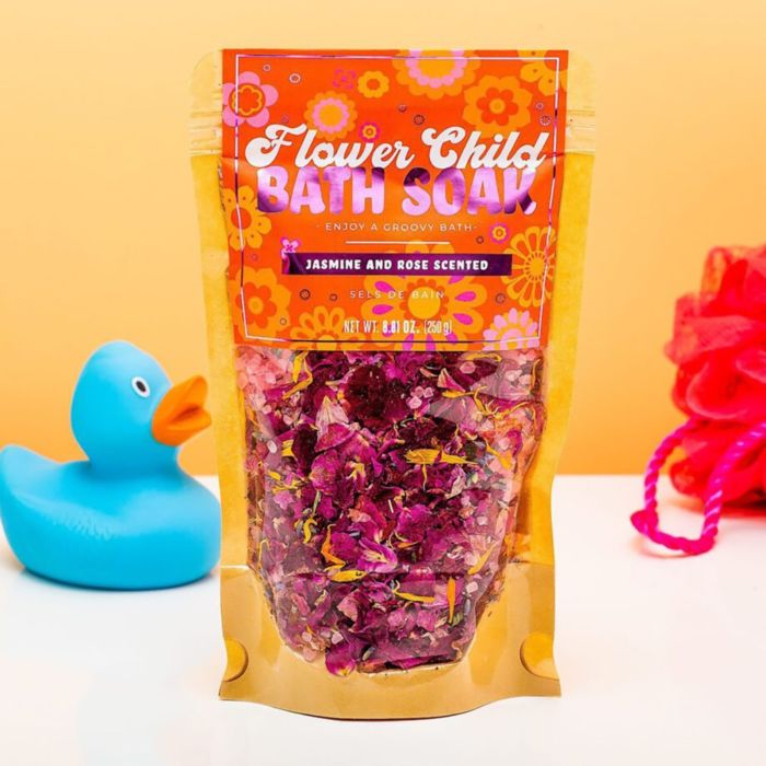Badesalz mit Trockenblumen Badesalz mit Trockenblumen