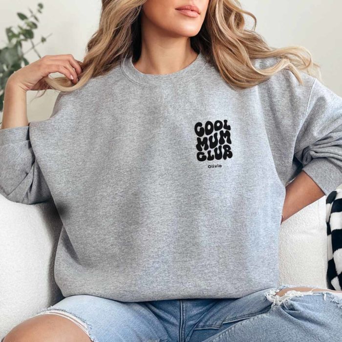 Personalisierbarer Pullover Cool Moms & Dads Club
