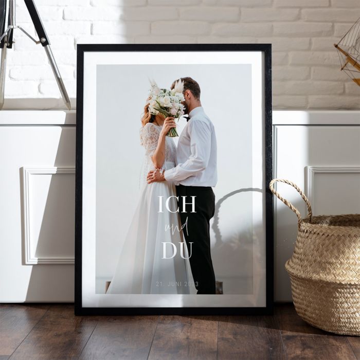 Personalisierbares Fotoposter mit Text Personalisierbares Fotoposter mit Text