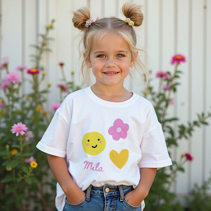 Personalisierbares Kinder T-Shirt mit deiner Zeichnung Personalisierbares Kinder T-Shirt mit deiner Zeichnung