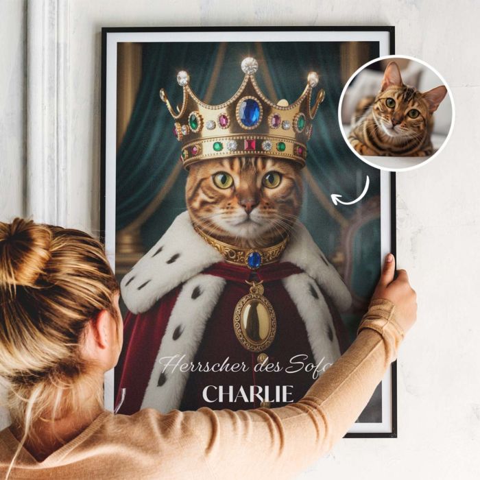 Personalisierbares Poster Haustier mit Kostüm Personalisierbares Poster Haustier mit Kostüm