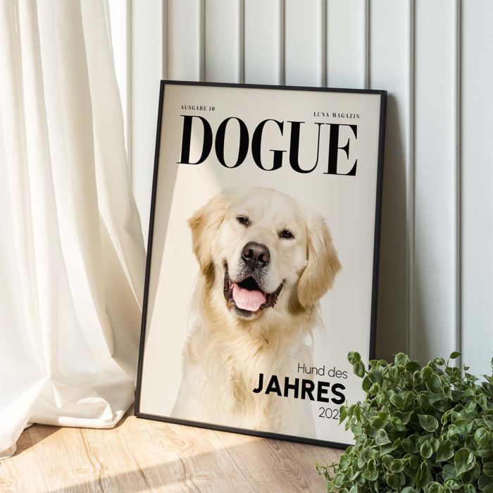 Personalisierbares Haustier Magazin Poster Personalisierbares Haustier Magazin Poster