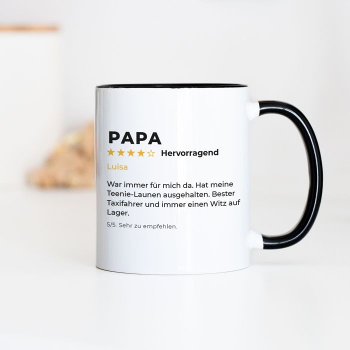 Die Tasse mit deiner Bewertung Die Tasse mit deiner Bewertung