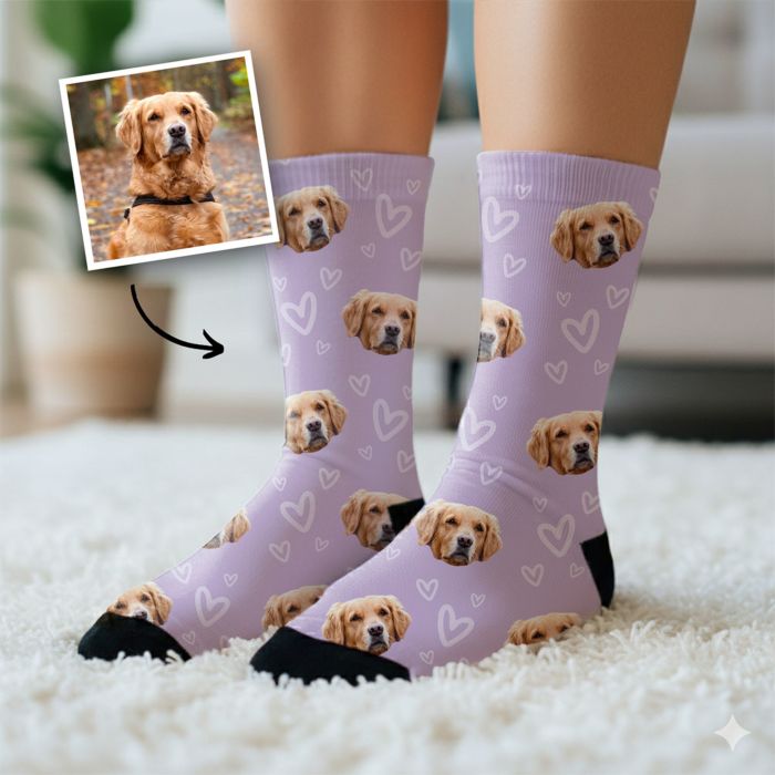 Personalisierbare Socken mit deinem Haustier Personalisierbare Socken mit deinem Haustier