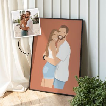 Personalisierbares Poster mit Illustration
